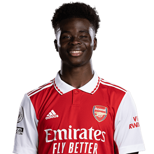 Player 2 is Bukayo Saka (Credit https://fantasy.premierleague.com/)