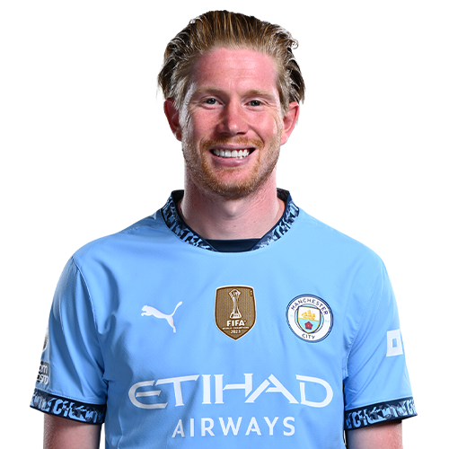 Player 1 is Kevin De Bruyne (Credit https://fantasy.premierleague.com/)